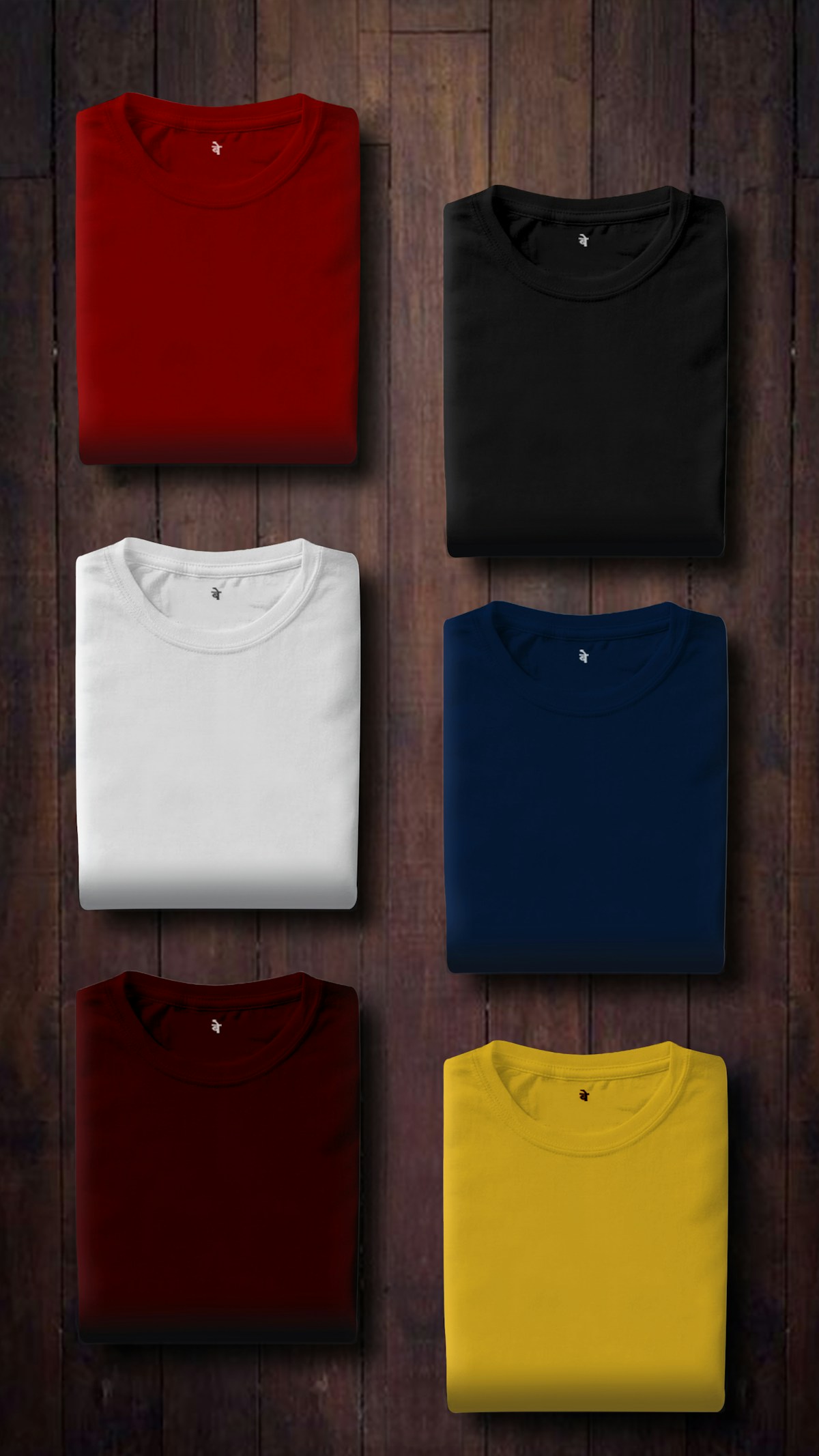 Print on demand products t-shirts and merchandise display